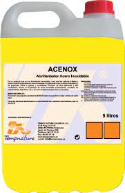 ACENOX LIMPIADOR ACERO INOX 5 L.  TEMPO